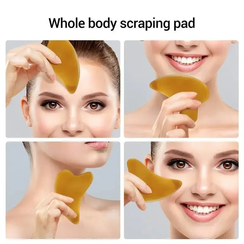 Velvet Glow Gua Sha Facial Massage Board by Haraps.com