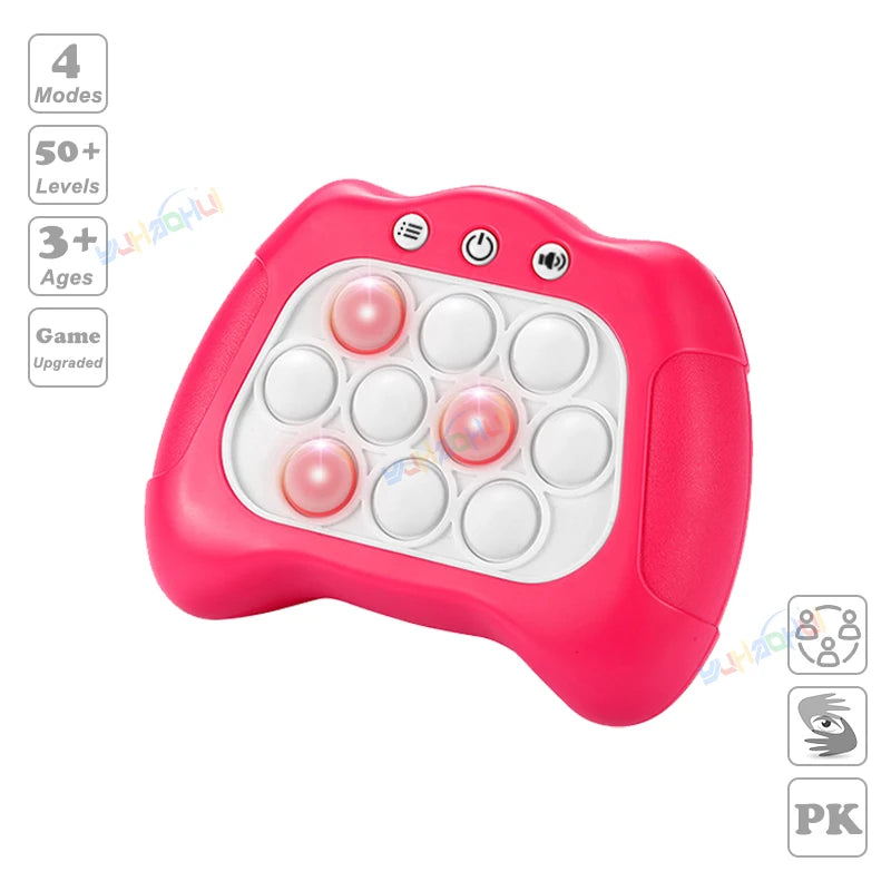 Electronic Pop Push Quick Push Game Console with LED Display