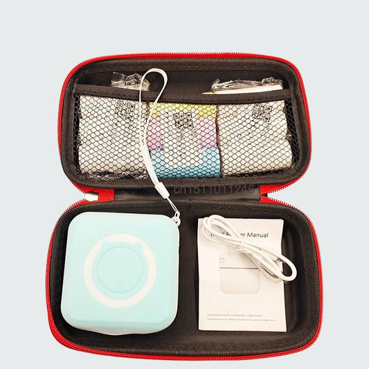 Pocket Thermal Printer – Bluetooth 200dpi with PU Travel Case