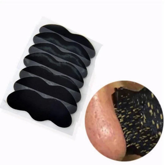 10pcs Bamboo Charcoal Nose Strips – Blackhead & Comedone Removal Mask