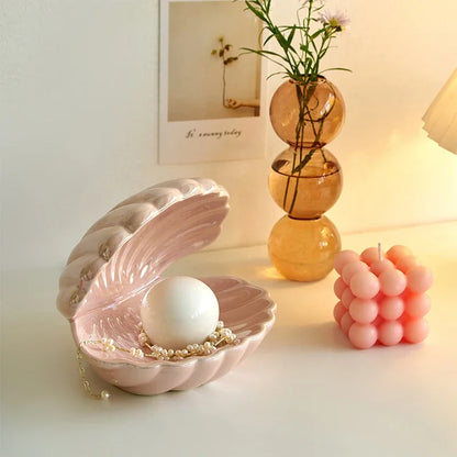 Mermaid Pearl Shell Night Glow Light