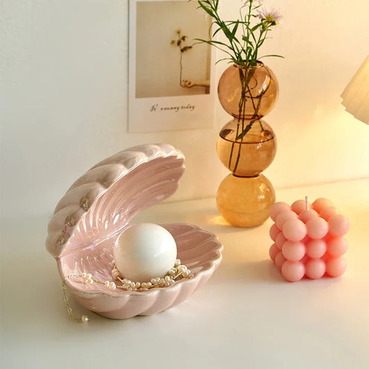 Mermaid Pearl Shell Night Glow Light