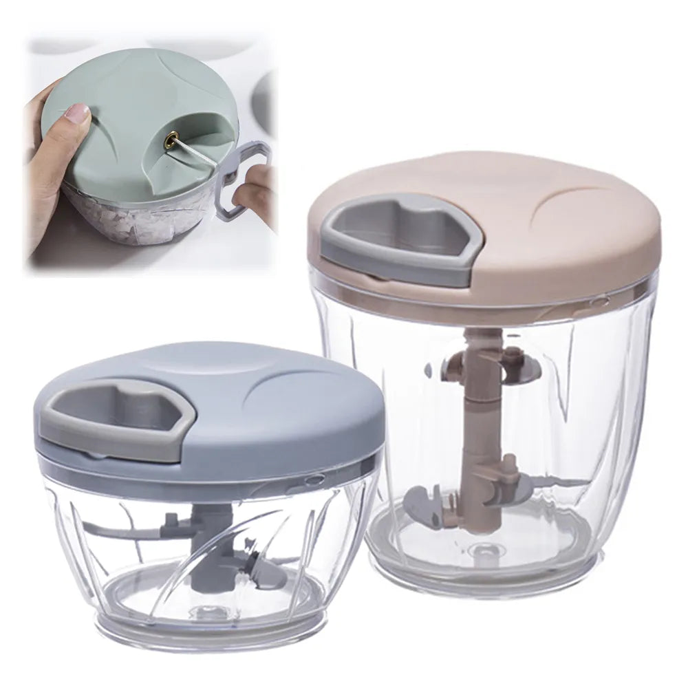 500/900ML Manual Garlic / Vegetable Chopper