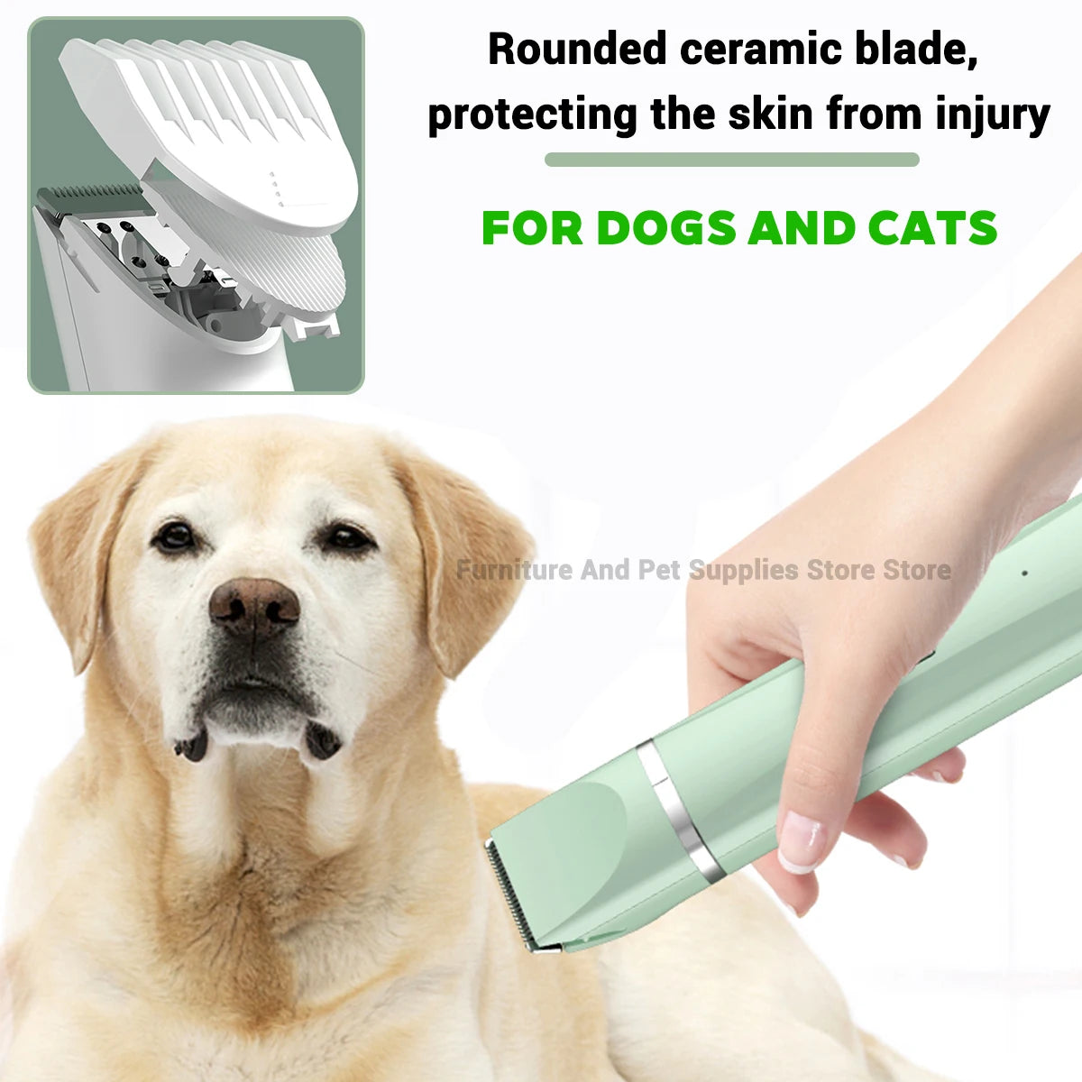 Professional 4-in-1 Electric Pet Grooming Kit