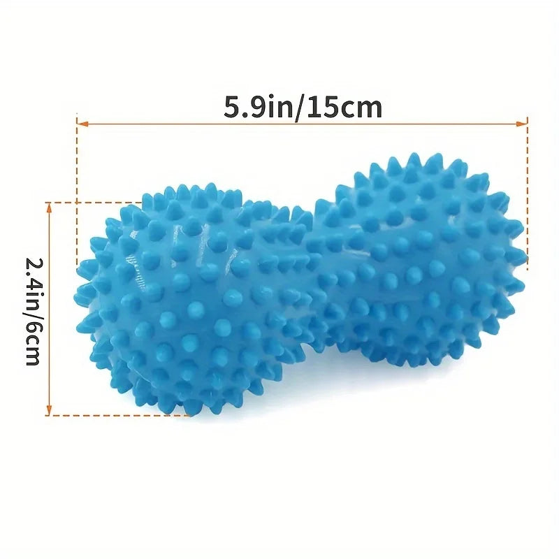 PureGlow Peanut Spiky Massage Ball Deep Tissue Therapy by Haraps.com