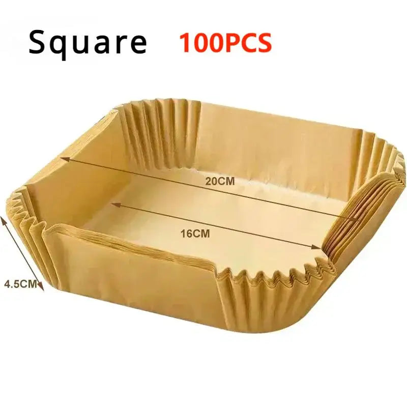 50pcs Air Fryer Disposable Parchment Paper