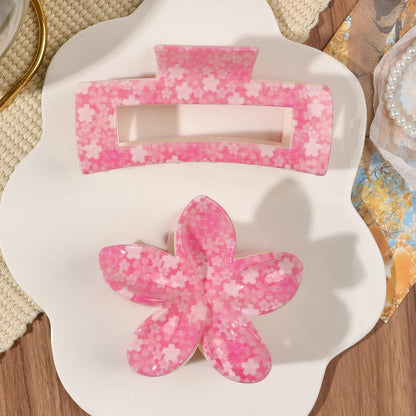 Hawaiian Flower Claw Clip