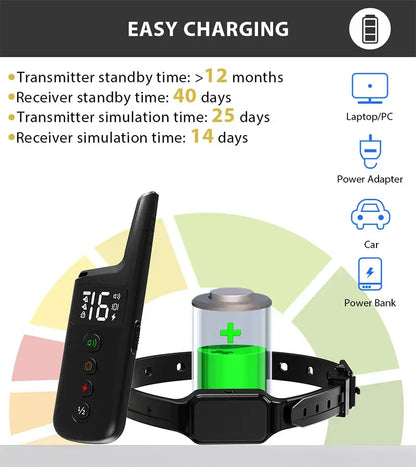 Dog Training Collar with Remote – 1000ft Range
