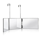 Tri-Fold LED Mirror – 3-Way Adjustable Mirror for Self Haircuts & Makeup Application