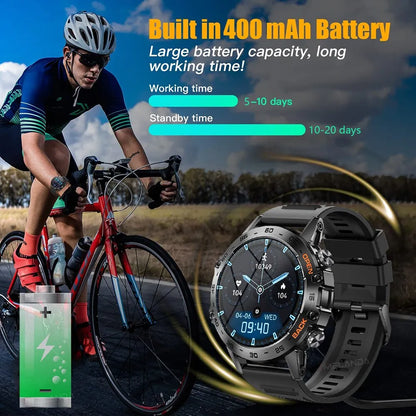 Steel Bluetooth Call Smart Watch