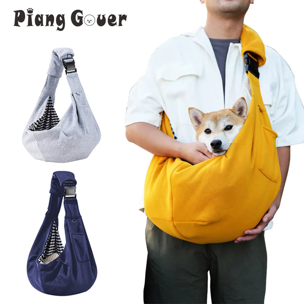 Comfortable Pet Sling Carrier Bag – Portable Dog & Cat Shoulder Bag for Travel