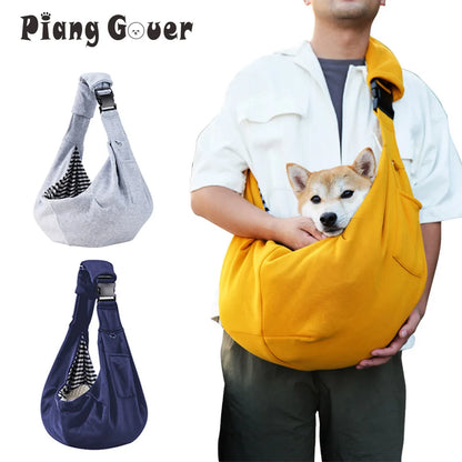 Comfortable Pet Sling Carrier Bag – Portable Dog & Cat Shoulder Bag for Travel