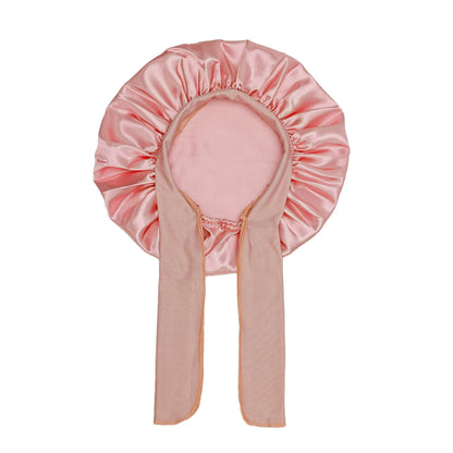 Kids Satin Bonnet With Ribbon by SATA Beauty
