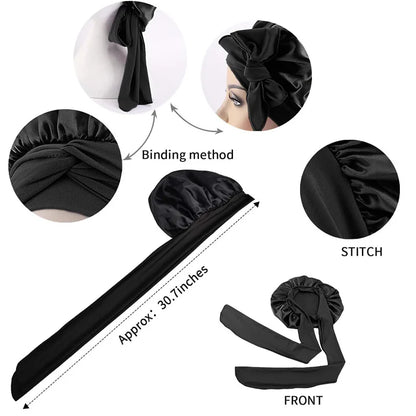 Satin Sleeping Hair Care Bonnet