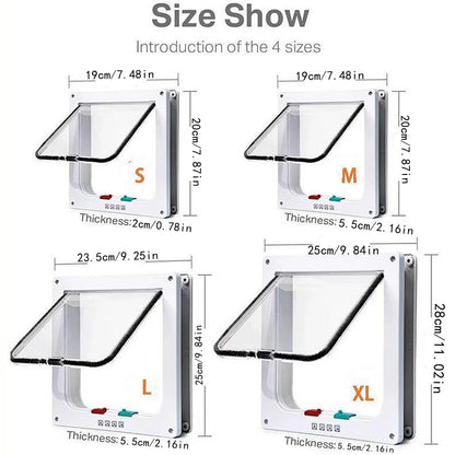 4-Way Locking Pet Door