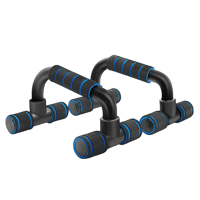 1pair U-shaped Push-up Rack Fitness Equipment Hand Sponge Grip Muscle Training Push Up Bar Chest Home Gym Body Building by Haraps.com