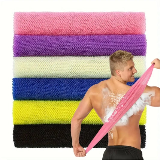 1/3pcs African Net Bath Sponge – Double-Sided Exfoliating Washcloth & Loofah Towel for Smooth, Healthy Skin