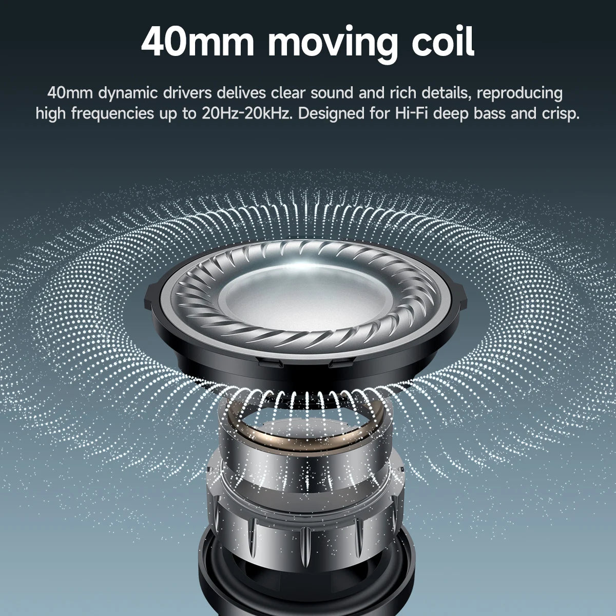 HOCO W65 Plus ANC Noise Reduction Bluetooth Headphones Over The Ear Wireless Big Earphone Hifi Sounds Sport Headsets With Button by Haraps.com