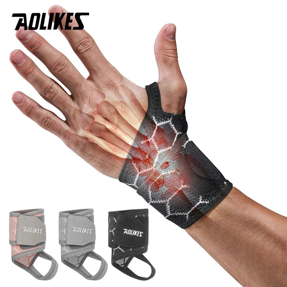 Adjustable Compression Wrist Brace for Versatile Support