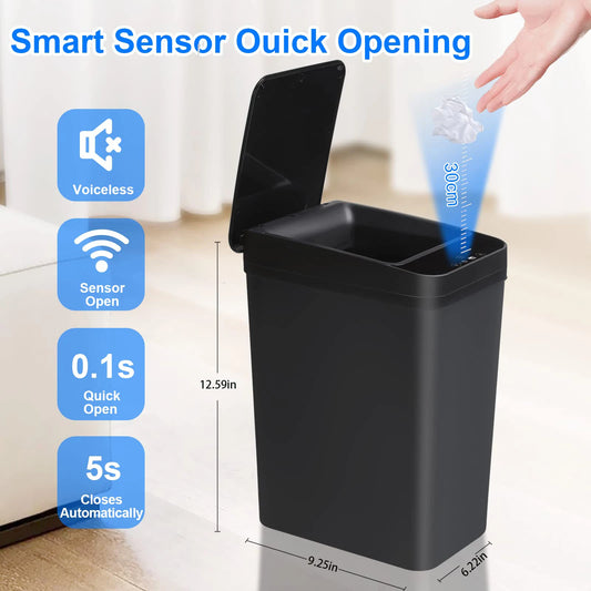 Bathroom Touchless Trash Bin