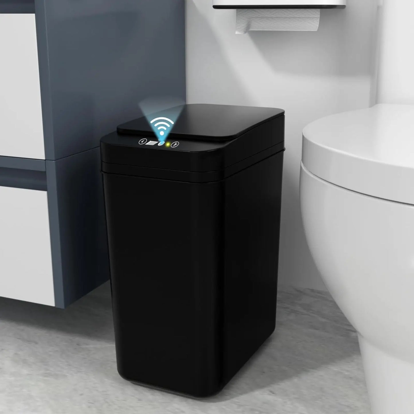 Bathroom Rubbish Bin with Lid