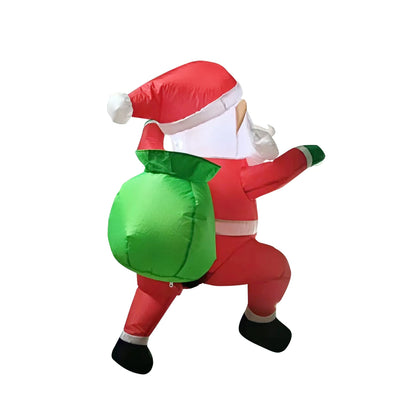 Christmas Inflatable Santa Decoration with LED Lights
