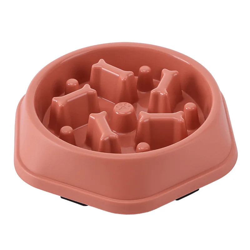 Slow Feeder Dog & Cat Bowl – Anti-Choking, Non-Slip, Healthy Eating Pet Bowl