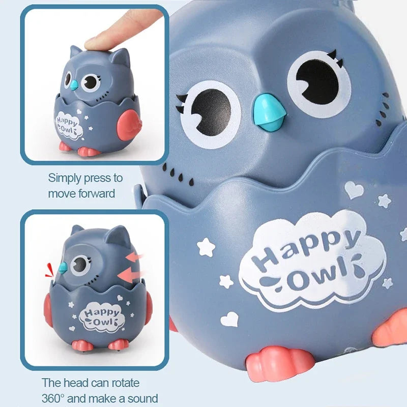 Cartoon Inertia Pet Toy Car – Interactive Play Without Batteries