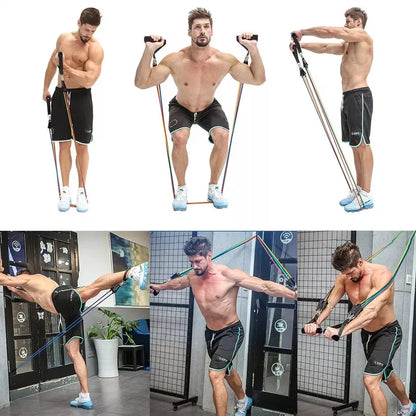 Gym Resistance Bands - Rubber Elastic Training Ropes