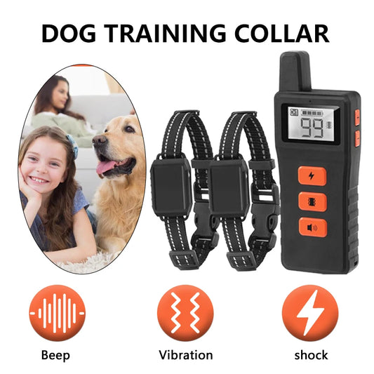 Electric Dog Training Collar with Remote Control