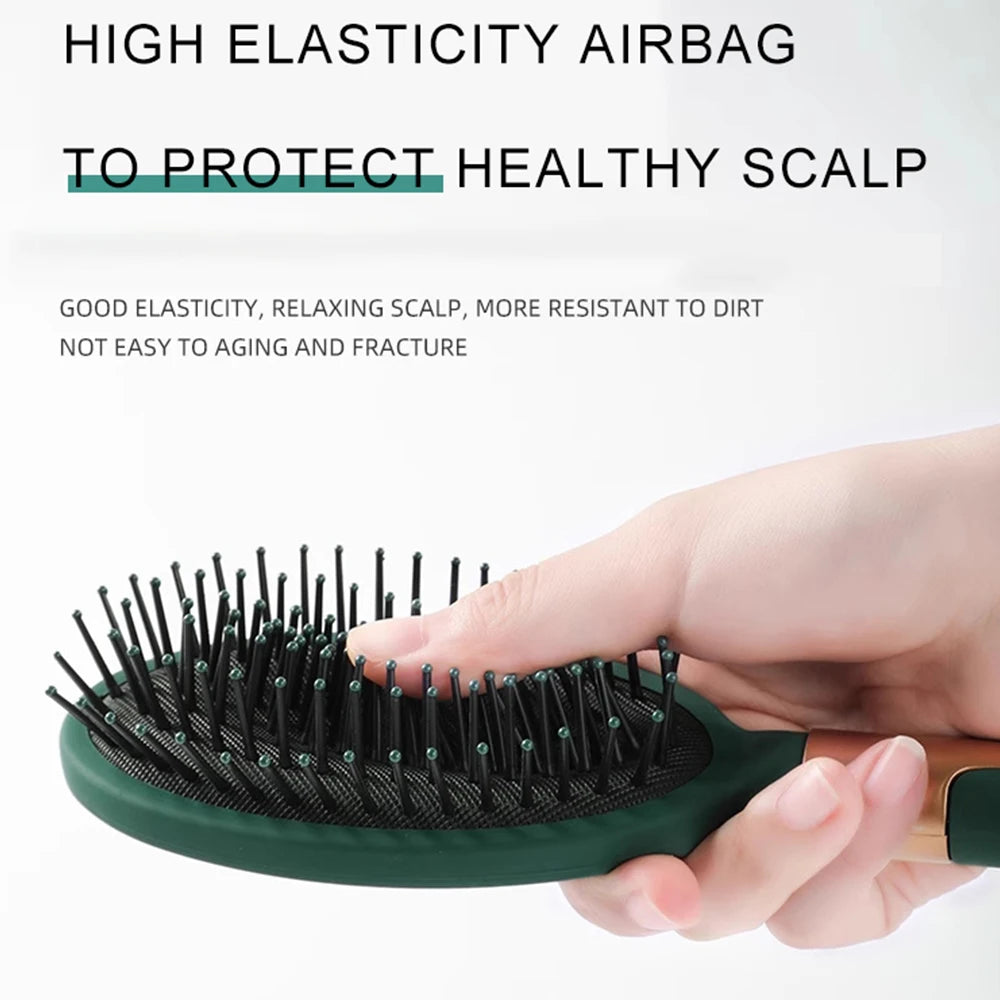 Hair Massage Air Cushion Comb – Anti-Static Detangling Hairbrush for Scalp Massage, Salon & Home Styling