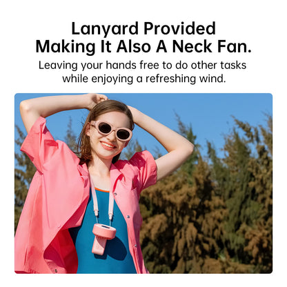 Portable Handheld Fan With LED Display 5 Speeds 5000mAh Foldable 150 Degree 3 In 1 Personal Fan For Travellers