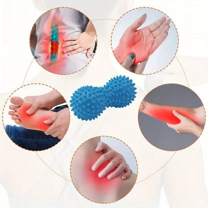 PureGlow Peanut Spiky Massage Ball Deep Tissue Therapy by Haraps.com