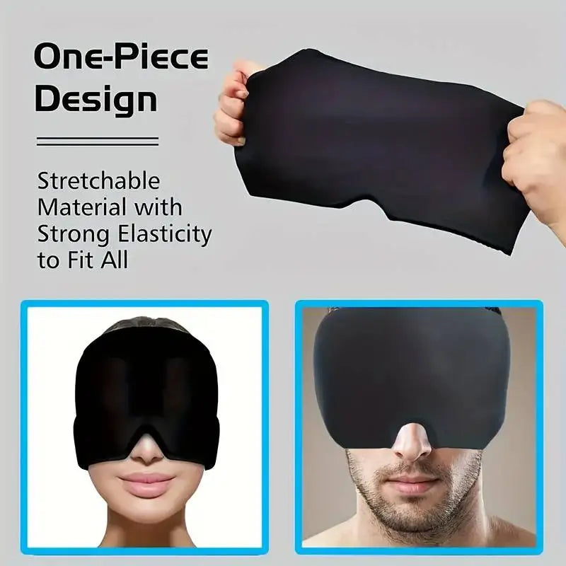 CoolRelief Gel Ice Cap For Migraine And Sinus Relief by Haraps.com