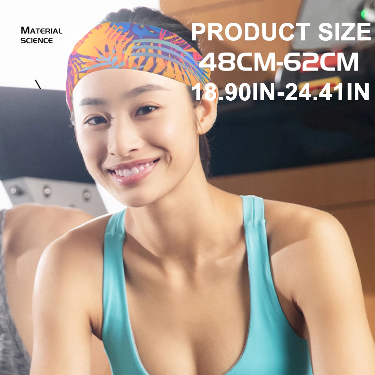 Sports Headband Wicking Workout Workout Sweatband Non Slip for Running Fitness Yoga Cycling Sport Sweatband for Men Women by Haraps.com