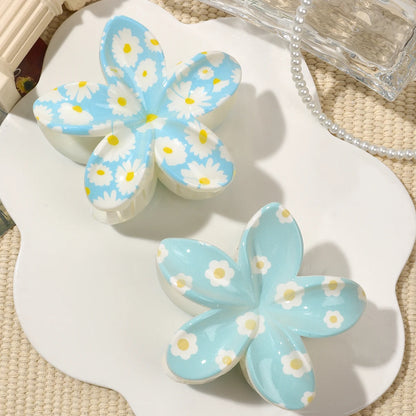 Hawaiian Flower Claw Clip