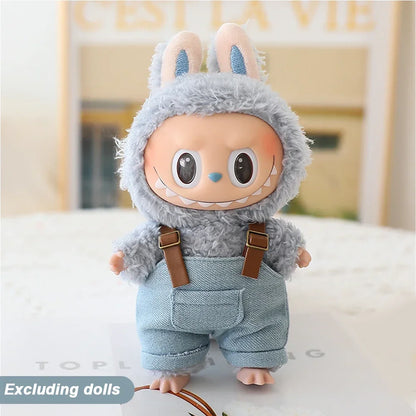 Mini Doll Clothes & Accessories Set – For 17cm Labubu Idol Dolls