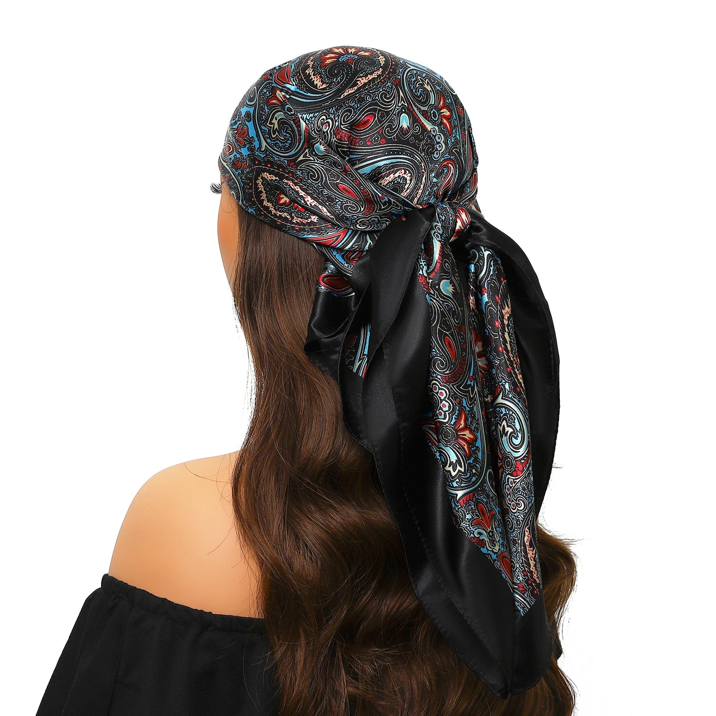 Silk Satin Square Head Scarf