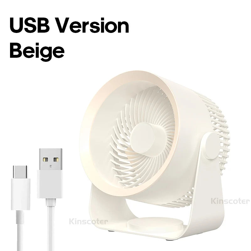 Wireless Portable Fan With Quiet Operation For Home And Office Use Versatile Multifunctional Cooling