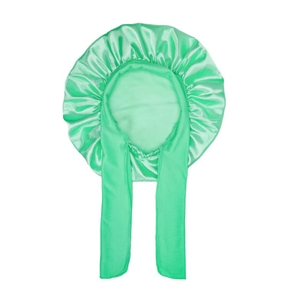 Kids Satin Bonnet With Ribbon by SATA Beauty