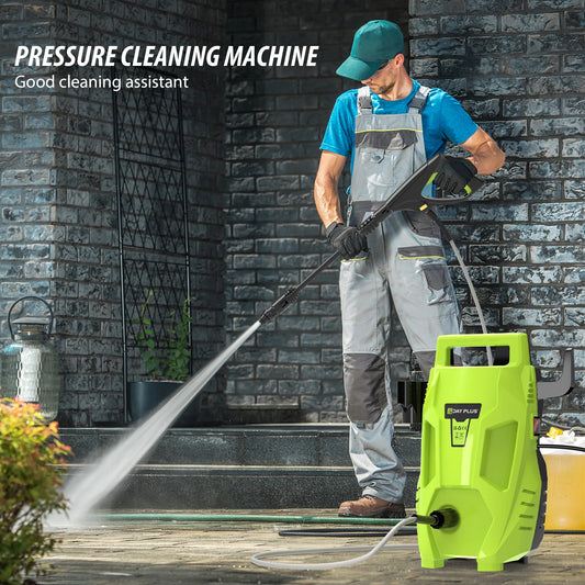 2050PSI Electric High Pressure Washer, 1.6GPM 2300W Washer with 1-180° Adjustable Nozzle and Detergent Tank for Cleaning Car by Haraps.com