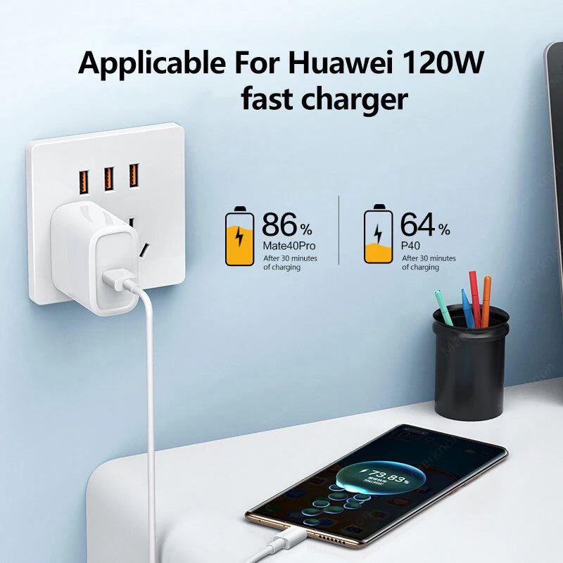 120W 10A USB-C Type-C Fast Charging Cable