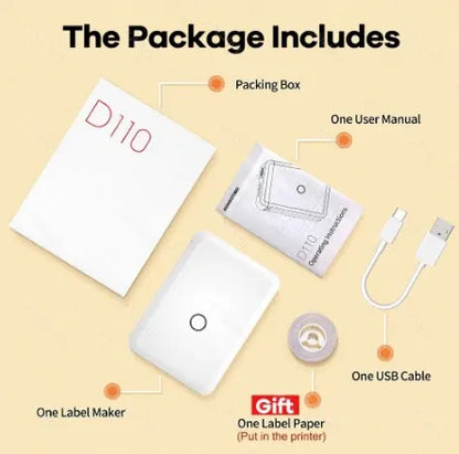 Niimbot D110 Paper Sticker Wireless Label Printer