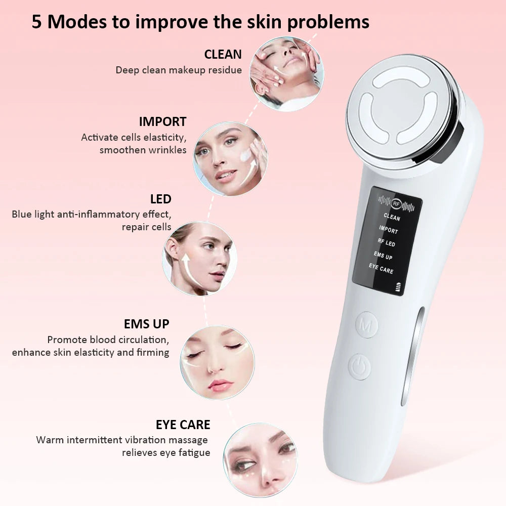 EMS Microcurrent Face Lifting & Anti-Ageing Facial Massager
