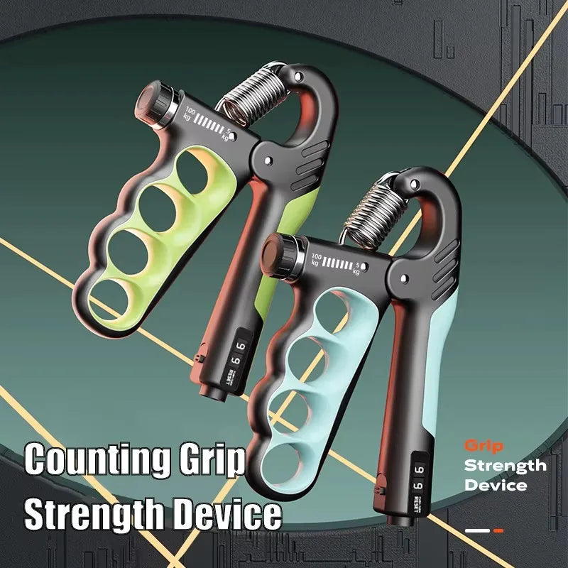5-100/150kg Grip Strength Gym Wrist Expander Hand Strengthener Adjustable Muscle Recovery Fitness Hand Strength Exercise by Haraps.com
