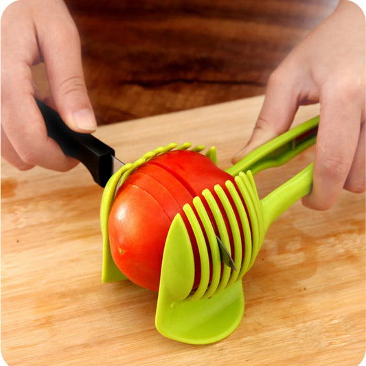 Plastic Kitchen Handheld Vegetable Slicer for Potato or Tomato