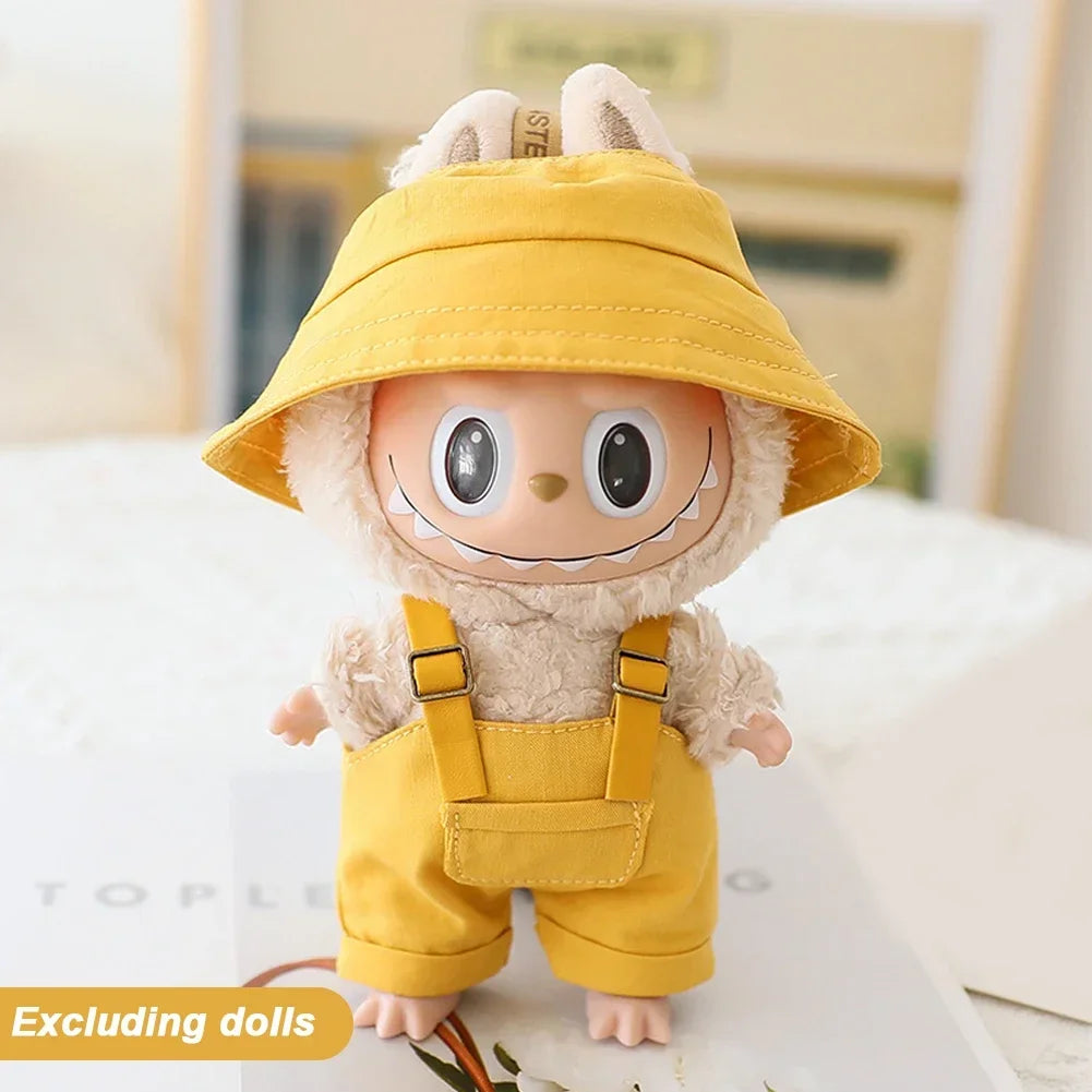 Mini Doll Clothes & Accessories Set – For 17cm Labubu Idol Dolls