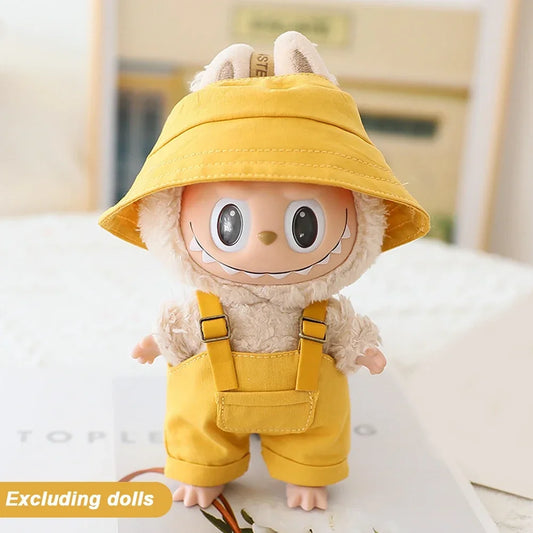 Mini Doll Clothes & Accessories Set – For 17cm Labubu Idol Dolls