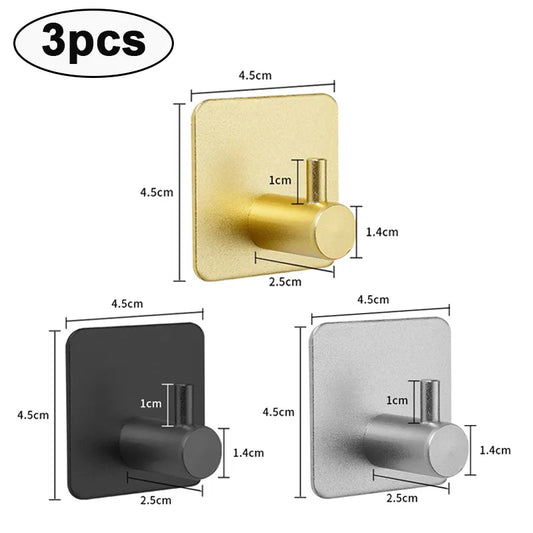 Adhesive Wall/Door Door hooks for Keys, clothes, Coats, etc