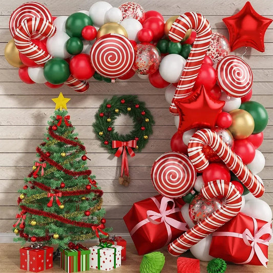 137PCS Christmas Balloon Decoration Set